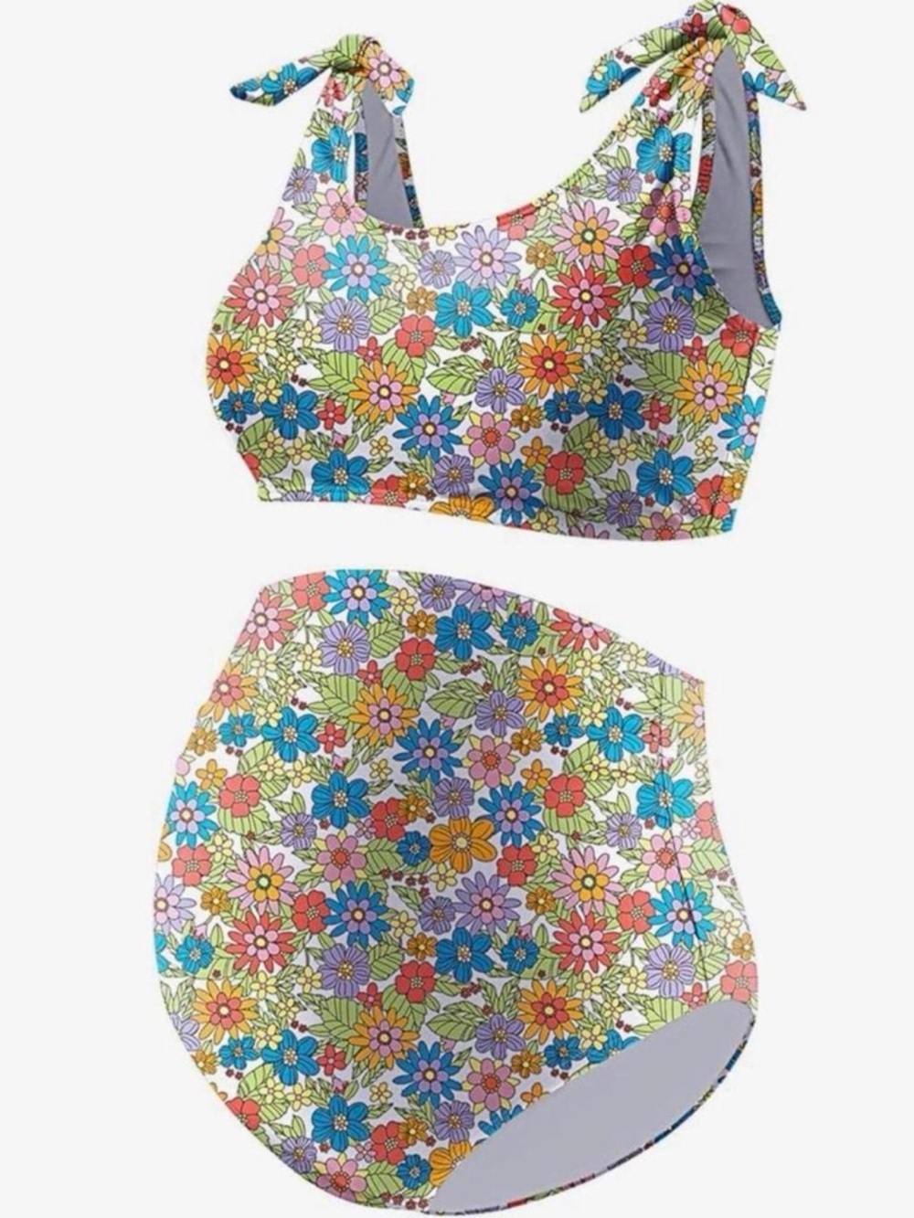 Maternity 2 piece Swimsuit Size Large